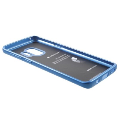 Samsung Galaxy S9 (G960) Mercury mėlynas kieto silikono tpu dėklas - nugarėlė / Priedai.lt
