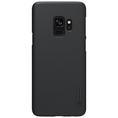Samsung Galaxy S9 (G960) Nillkin Frosted Shield juodas plastikinis dėklas / Priedai.lt