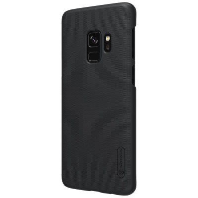 Samsung Galaxy S9 (G960) Nillkin Frosted Shield juodas plastikinis dėklas / Priedai.lt