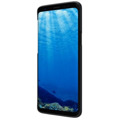 Samsung Galaxy S9 (G960) Nillkin Frosted Shield juodas plastikinis dėklas / Priedai.lt