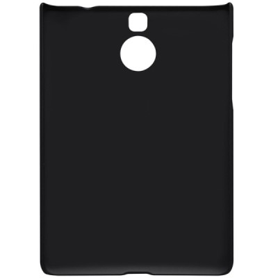 BlackBerry Passport Silver Edition Nillkin Frosted Shield juodas plastikinis dėklas + apsauginė ekrano plėvelė / Priedai.lt