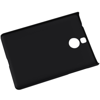 BlackBerry Passport Silver Edition Nillkin Frosted Shield juodas plastikinis dėklas + apsauginė ekrano plėvelė / Priedai.lt