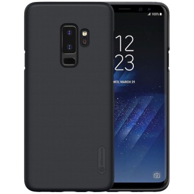 Samsung Galaxy S9+ (G965) Nillkin Frosted Shield juodas plastikinis dėklas / Priedai.lt