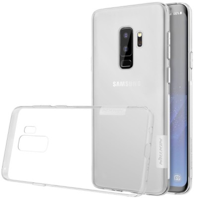 Samsung Galaxy S9+ (G965) Nillkin Nature plonas skaidrus (permatomas) silikoninis TPU bespalvis dėklas / Priedai.lt