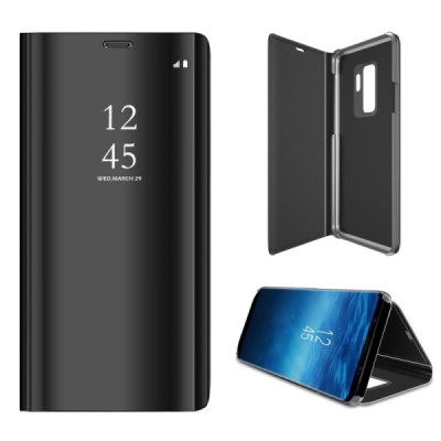 Samsung Galaxy S9+ (G965) plastikinis atverčiamas juodas dėklas / Priedai.lt