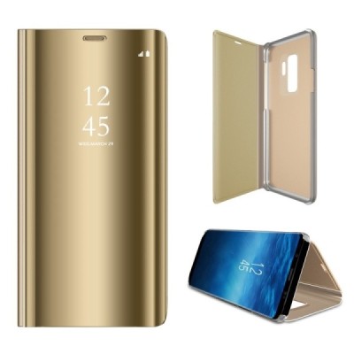 Samsung Galaxy S9+ (G965) plastikinis atverčiamas auksinis dėklas / Priedai.lt