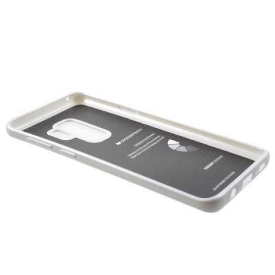 Samsung Galaxy S9+ (G965) Mercury sidabrinis kieto silikono tpu dėklas - nugarėlė / Priedai.lt