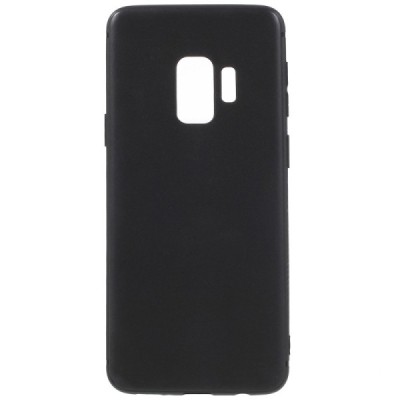 Samsung Galaxy S9 (G960) kieto silikono TPU juodas dėklas - nugarėlė / Priedai.lt