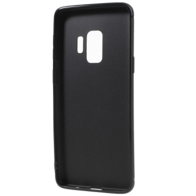 Samsung Galaxy S9 (G960) kieto silikono TPU juodas dėklas - nugarėlė / Priedai.lt
