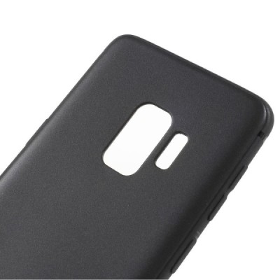 Samsung Galaxy S9 (G960) kieto silikono TPU juodas dėklas - nugarėlė / Priedai.lt