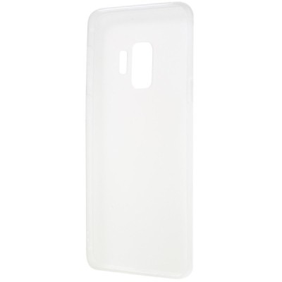 Samsung Galaxy S9 (G960) kieto silikono, matinis TPU baltas dėklas - nugarėlė / Priedai.lt
