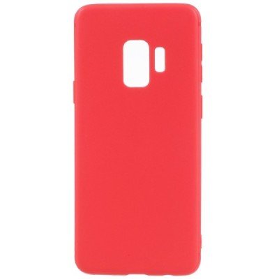 Samsung Galaxy S9 (G960) kieto silikono TPU raudonas dėklas - nugarėlė / Priedai.lt