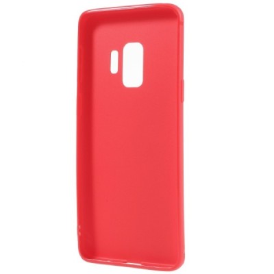 Samsung Galaxy S9 (G960) kieto silikono TPU raudonas dėklas - nugarėlė / Priedai.lt