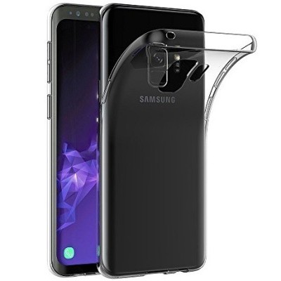 Samsung Galaxy S9 (G960) skaidrus (permatomas) kieto silikono TPU ploniausias pasaulyje bespalvis dėklas / Priedai.lt