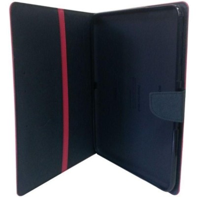 „Mercury“ Fancy Samsung Galaxy Tab 4 10.1 (T535, T530) rožinis odinis dėklas / Priedai.lt
