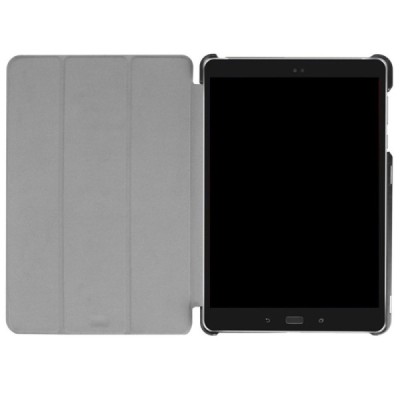 Asus ZenPad Z10 (ZT500KL) ir ZenPad 10 3S (Z500KL) atverčiamas juodas odinis dėklas - knygutė / Priedai.lt