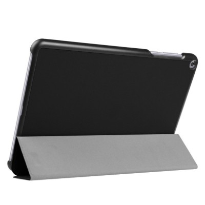 Asus ZenPad Z10 (ZT500KL) ir ZenPad 10 3S (Z500KL) atverčiamas juodas odinis dėklas - knygutė / Priedai.lt