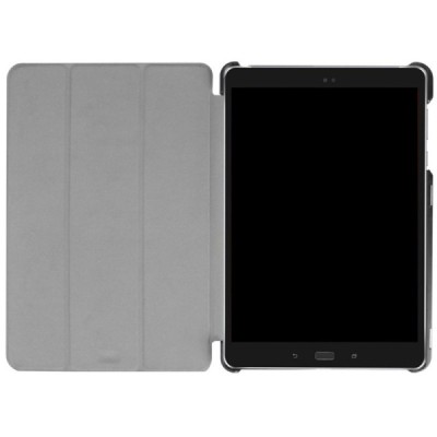 Asus ZenPad Z10 (ZT500KL) ir ZenPad 10 3S (Z500KL) atverčiamas baltas odinis dėklas - knygutė / Priedai.lt