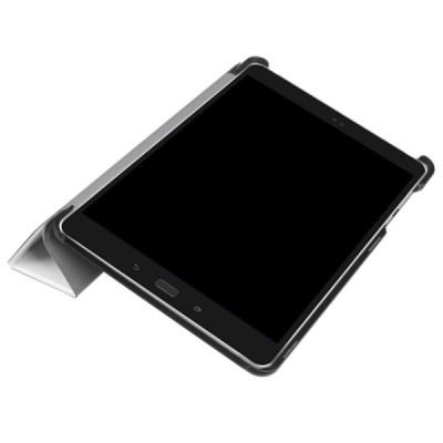 Asus ZenPad Z10 (ZT500KL) ir ZenPad 10 3S (Z500KL) atverčiamas baltas odinis dėklas - knygutė / Priedai.lt