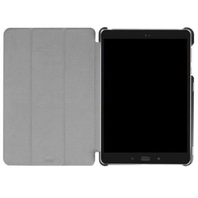 Asus ZenPad Z10 (ZT500KL) ir ZenPad 10 3S (Z500KL) atverčiamas raudonas odinis dėklas - knygutė / Priedai.lt