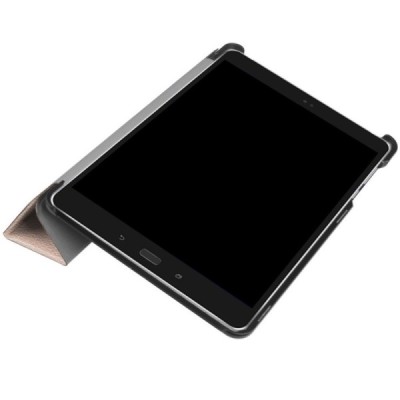 Asus ZenPad Z10 (ZT500KL) ir ZenPad 10 3S (Z500KL)  atverčiamas auksinis odinis dėklas - knygutė / Priedai.lt