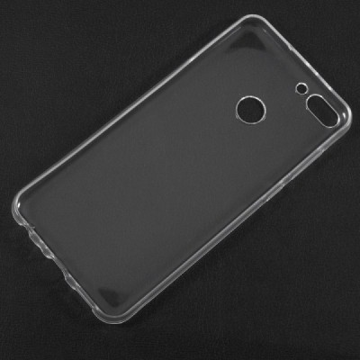 Huawei P smart 2018 (Enjoy 7S) skaidrus (permatomas) kieto silikono TPU ploniausias pasaulyje bespalvis dėklas / Priedai.lt