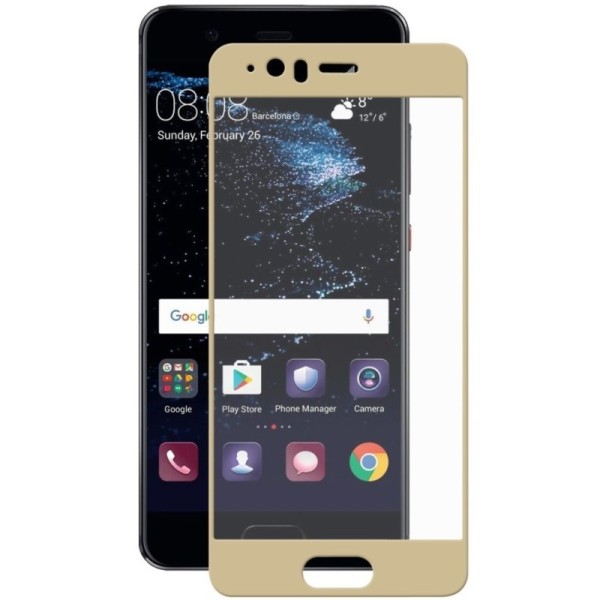 „Hat-Prince“ Tempered Glass apsauginis ekrano stiklas 0.26 mm - auksinis (P10)