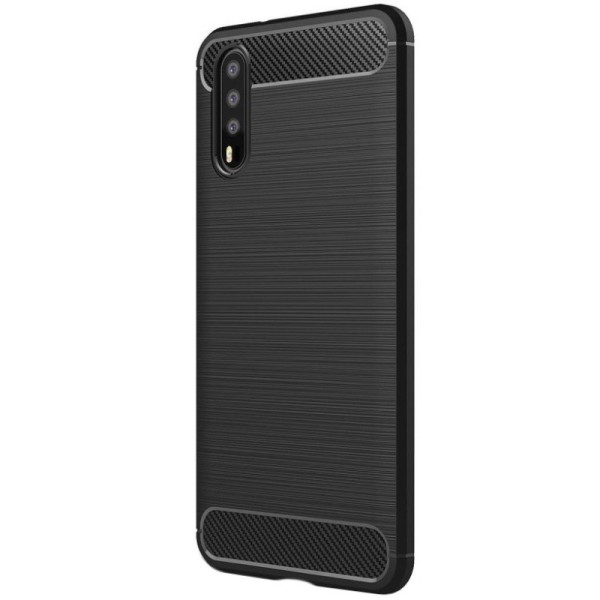 „Carbon“ kieto silikono (TPU) dėklas - juodas (P20)