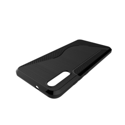 Huawei P20 S-Line kieto silikono (TPU) dėklas juodas - nugarėlė / Priedai.lt