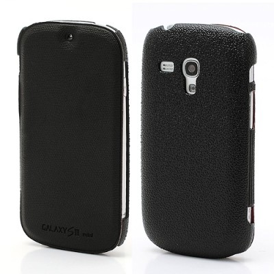 „Zozzle“ atverčiamas odinis Samsung Galaxy S3 mini i8190 dėklas (dėkliukas) / Priedai.lt