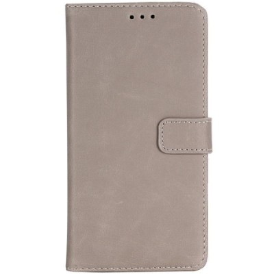 Huawei P20 Lite (Nova 3e) atverčiamas smėlio spalvos odinis retro dėklas - piniginė / Priedai.lt
