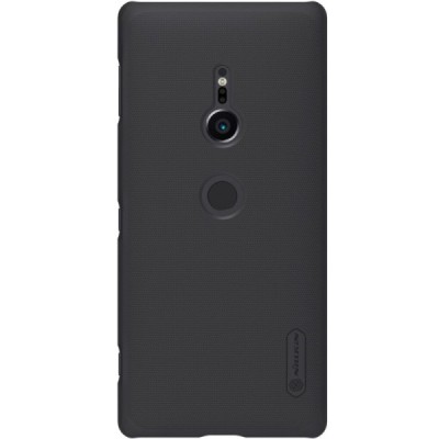 Nillkin Frosted Shield Sony Xperia XZ2 juodas plastikinis dėklas / Priedai.lt