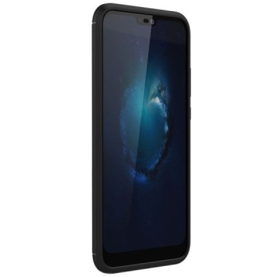 Huawei P20 Lite (Nova 3e) „Carbon“ kieto silikono TPU juodas dėklas - nugarėlė / Priedai.lt