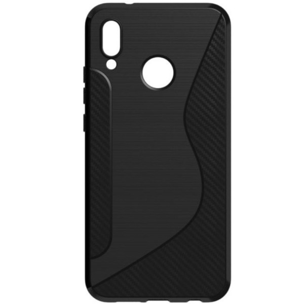 „S-Line“ kieto silikono (TPU) dėklas - juodas (P20 Lite)