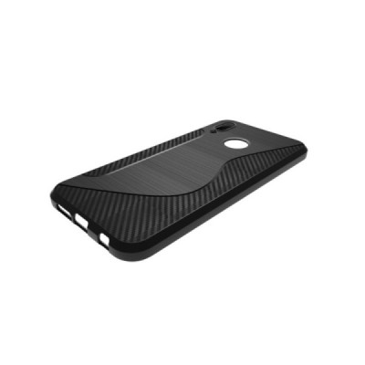 Huawei P20 Lite (Nova 3e) S-Line kieto silikono (TPU) dėklas juodas - nugarėlė / Priedai.lt