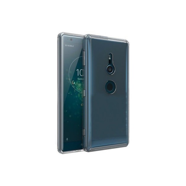 Kieto silikono (TPU) dėklas - skaidrus (Xperia XZ2)