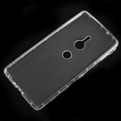 Sony Xperia XZ2 kieto silikono TPU skaidrus dėklas - nugarėlė / Priedai.lt