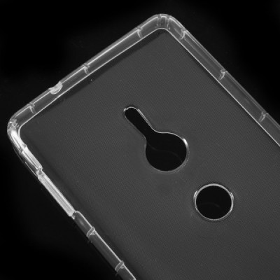 Sony Xperia XZ2 kieto silikono TPU skaidrus dėklas - nugarėlė / Priedai.lt