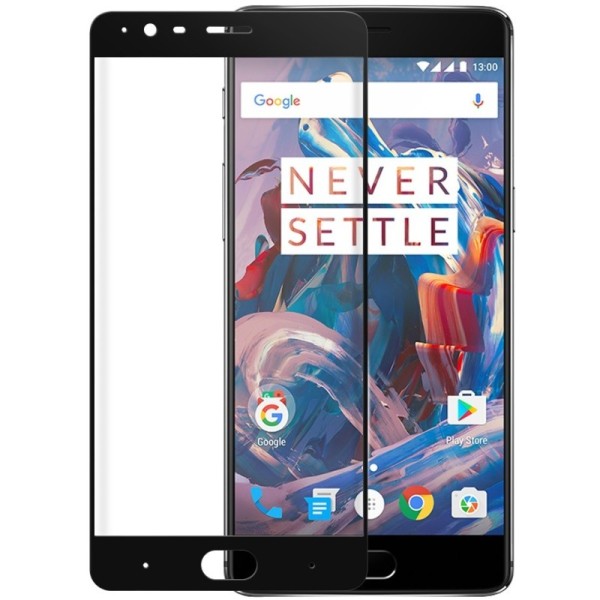 „Mocolo“ Tempered Glass apsauginis ekrano stiklas 0.26 mm - juodas (OnePlus 3)