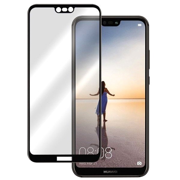 „Imak“ Tempered Glass pilnai dengiantis apsauginis ekrano stiklas 0.2 mm - juodas (P20 Lite)