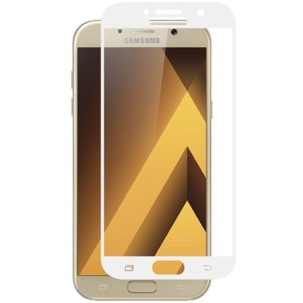 „3D Rewan“ Tempered Glass apsauginis ekrano stiklas 0.26 mm - baltas (Galaxy A3 2017)