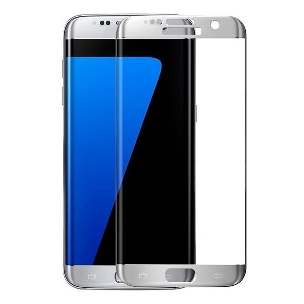 „3D Rewan“ Tempered Glass apsauginis ekrano stiklas 0.26 mm - sidabrinis (Galaxy S7 Edge)