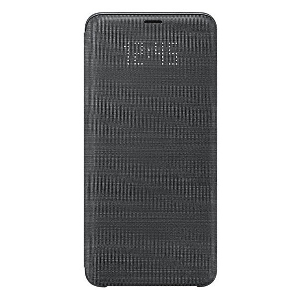 „Samsung“ Led View Cover atverčiamas dėklas - juodas (Galaxy S9+)