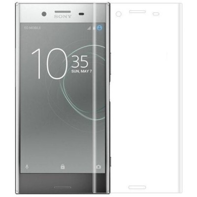 Sony Xperia XZ1 „Calans“ 9H Tempered Glass sustiprintos apsaugos skaidrus pilnai dengiantis apsauginis ekrano stiklas 0,2 mm / P