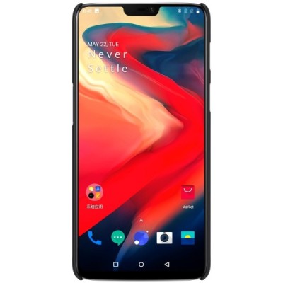 Nillkin Frosted Shield OnePlus 6 (Six) juodas plastikinis dėklas / Priedai.lt