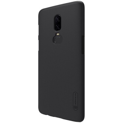 Nillkin Frosted Shield OnePlus 6 (Six) juodas plastikinis dėklas / Priedai.lt