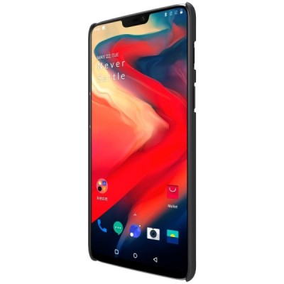 Nillkin Frosted Shield OnePlus 6 (Six) juodas plastikinis dėklas / Priedai.lt