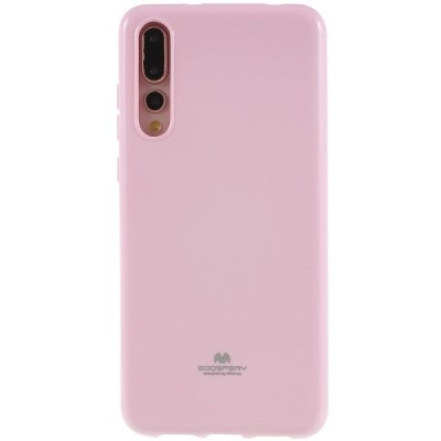 Huawei P20 Pro šviesiai rožinis Mercury kieto silikono (TPU) dėklas - nugarėlė / Priedai.lt