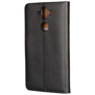 Nokia 8 Sirocco (Nokia 9) atverčiamas juodas odinis Casual dėklas - piniginė / Priedai.lt