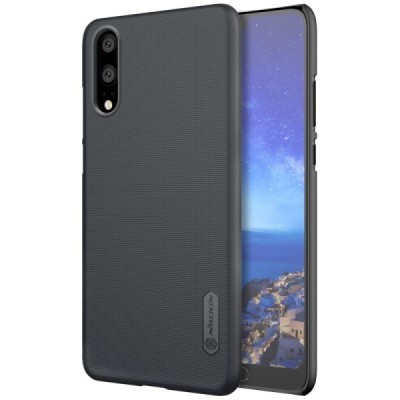 Nillkin Frosted Shield Huawei P20 juodas plastikinis dėklas / Priedai.lt